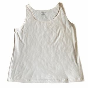 Lane Bryant Cream Scoop Neck‎ Top Sz. 14/16